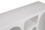 Hanah Home Consola Blanca Liva 120 - Mueble de Entrada o Salón Moderno, 120x74x37 cm